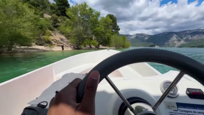 Luna Doll - Big Tits Babe Boat Hardcore Sex With Handsome Black Guy