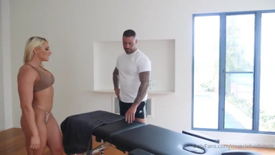 OnlyFans - Muscle Barbie - Oily Massage And Tight Ass Fucking